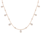 Anoa Diamond Necklace 0.5ct Gold Platinum