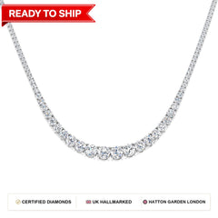 Lab grown diamond tennis bracelet