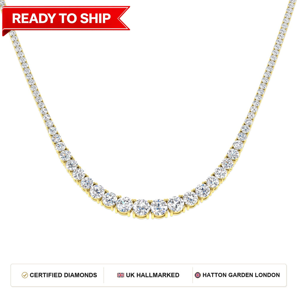 Lab grown diamond tennis bracelet