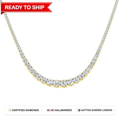 Lab grown diamond tennis bracelet