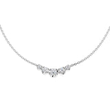 Anura Diamond Drop Necklace 0.33ct to 0.75ct Gold Platinum