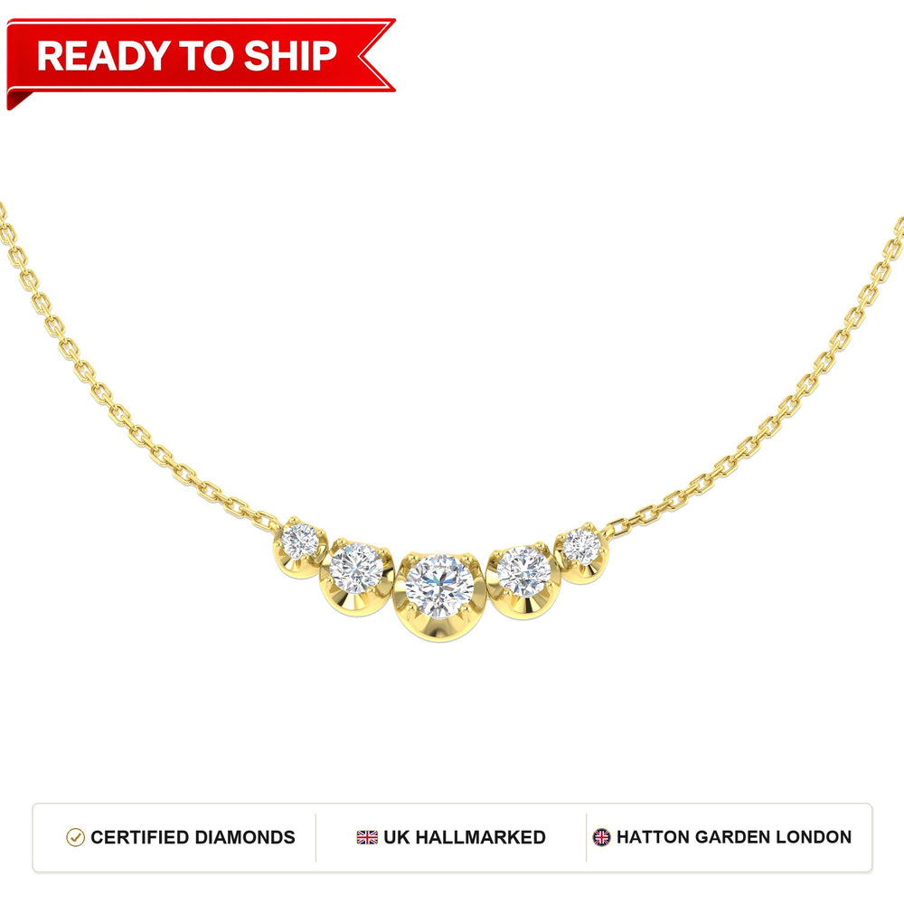 Lab grown diamond tennis bracelet