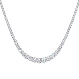 Attar Tennis Necklace 7.5ct to 17ct Gold Platinum