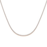 Ancut Tennis Necklace 2.5ct to 29ct Diamond Gold Platinum