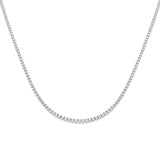 Ancut Tennis Necklace 2.5ct to 29ct Diamond Gold Platinum