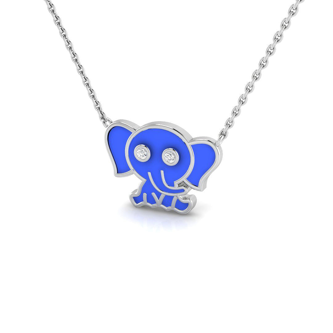 Bliny Diamond Necklace 0.15ct Gold Platinum