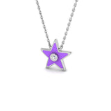 Blase Diamond Necklace 0.1ct Gold and Platinum