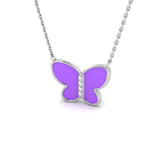 Bland Diamond Necklace 0.2ct Platinum Gold