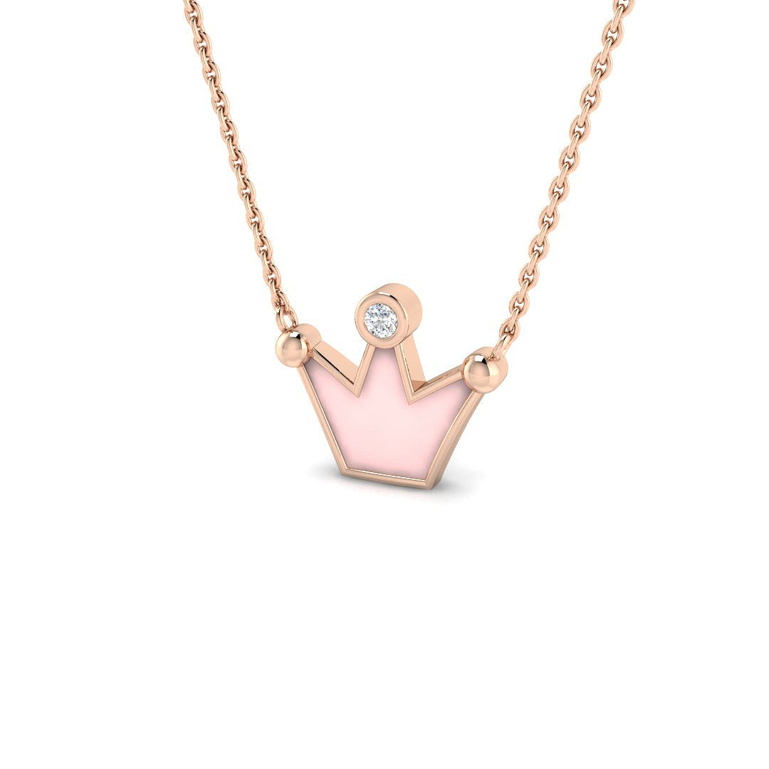Blain Diamond Necklace 0.1ct Gold Platinum