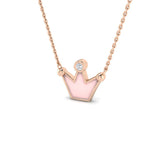 Blain Diamond Necklace 0.1ct Gold Platinum