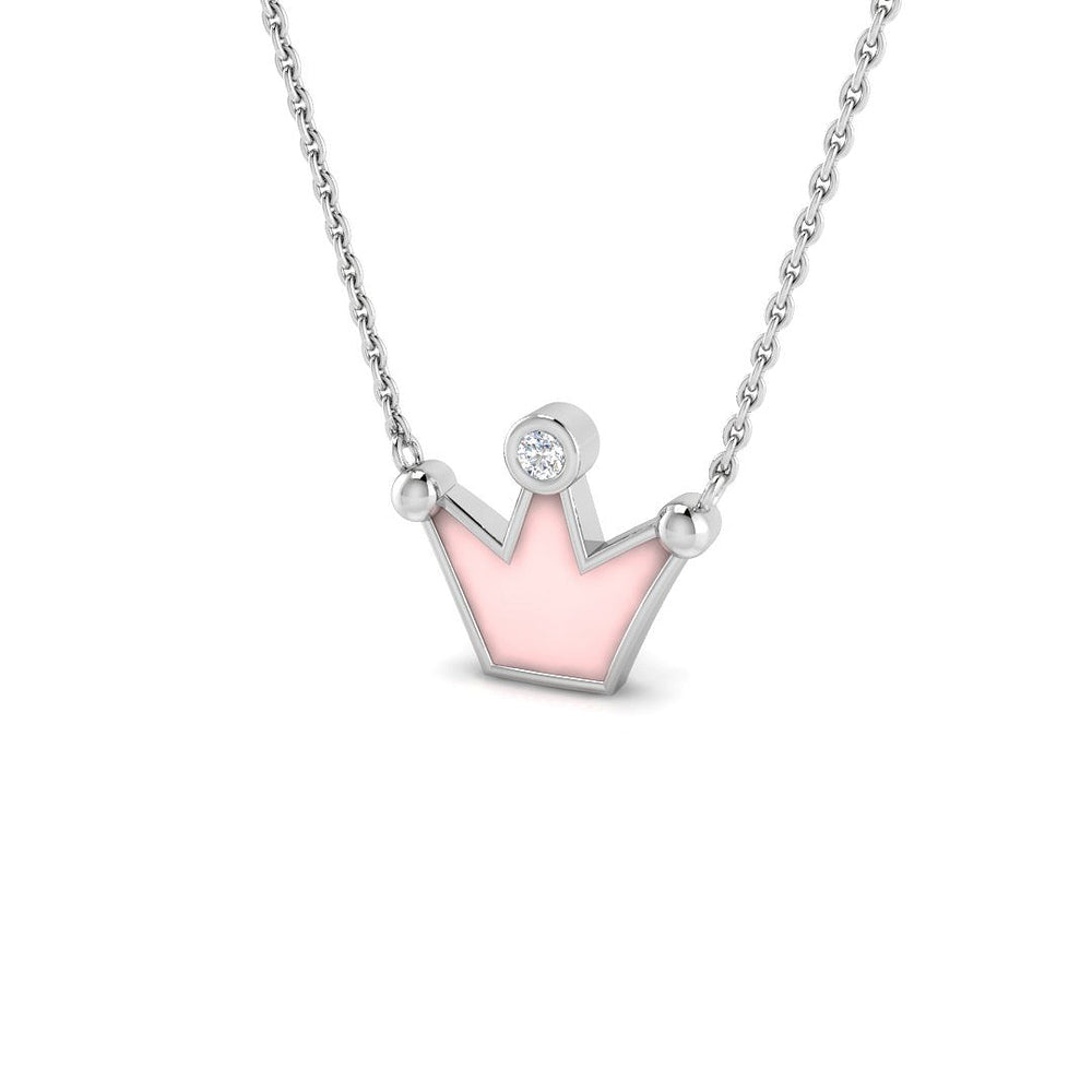 Blain Diamond Necklace 0.1ct Gold Platinum