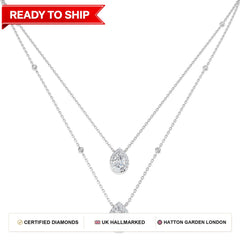 Lab grown diamond tennis bracelet