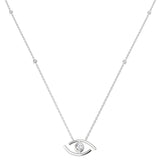Clept Diamond Necklace Religious 0.1ct Gold Platinum