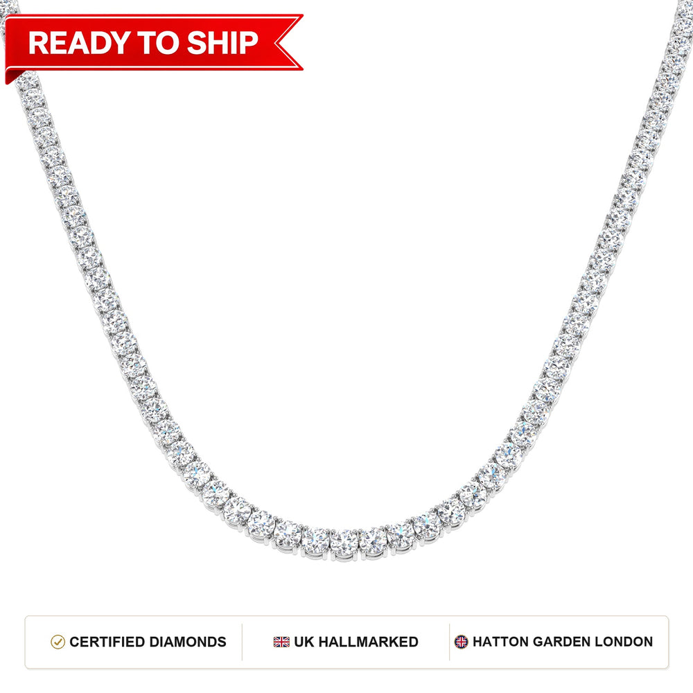 Lab grown diamond tennis bracelet