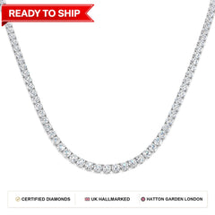 Lab grown diamond tennis bracelet