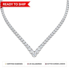 Lab grown diamond tennis bracelet