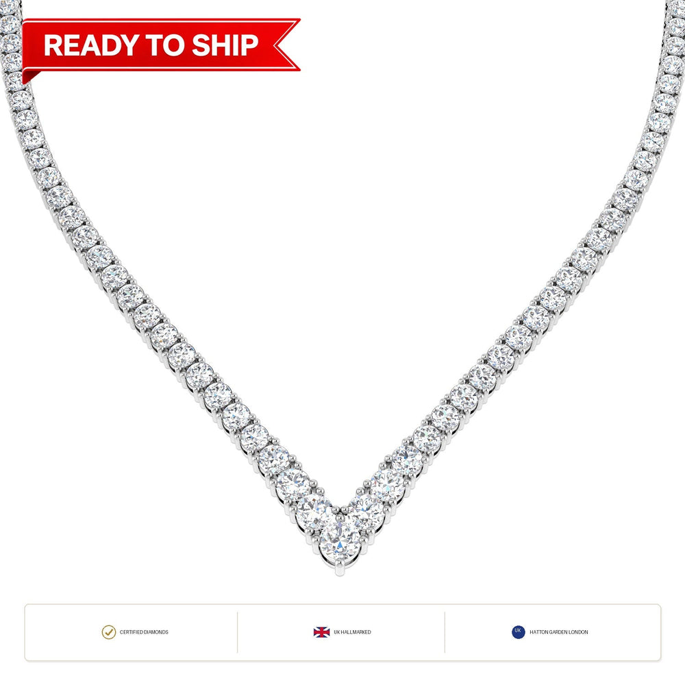 Lab grown diamond tennis bracelet