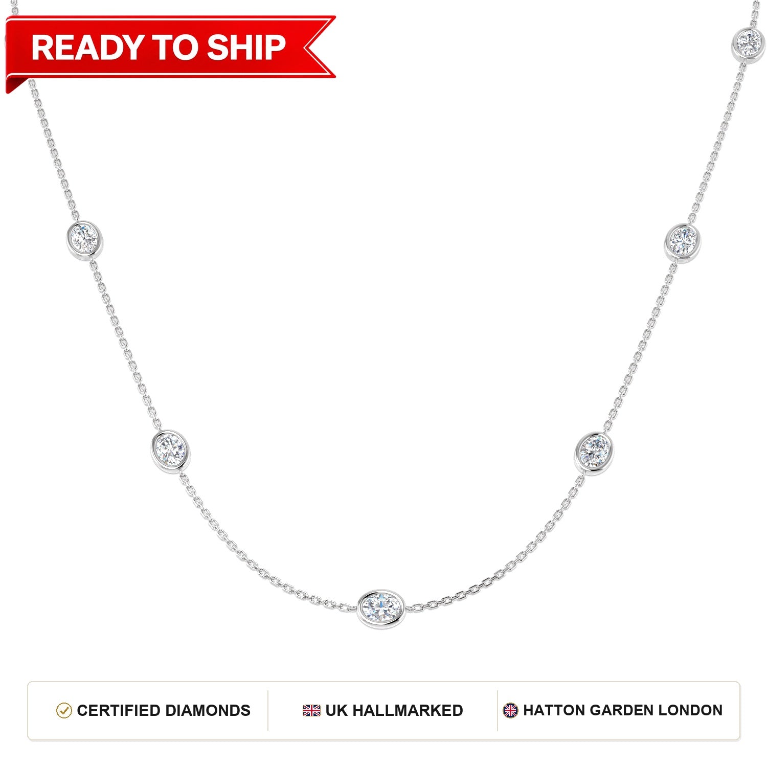 Lab grown diamond tennis bracelet