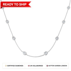 Lab grown diamond tennis bracelet