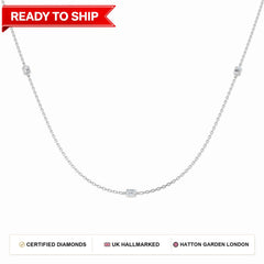 Lab grown diamond tennis bracelet