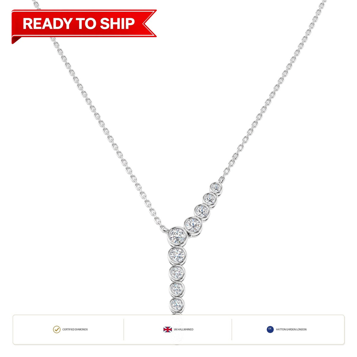 Lab grown diamond tennis bracelet