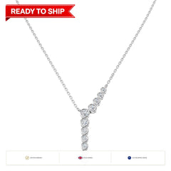Lab grown diamond tennis bracelet