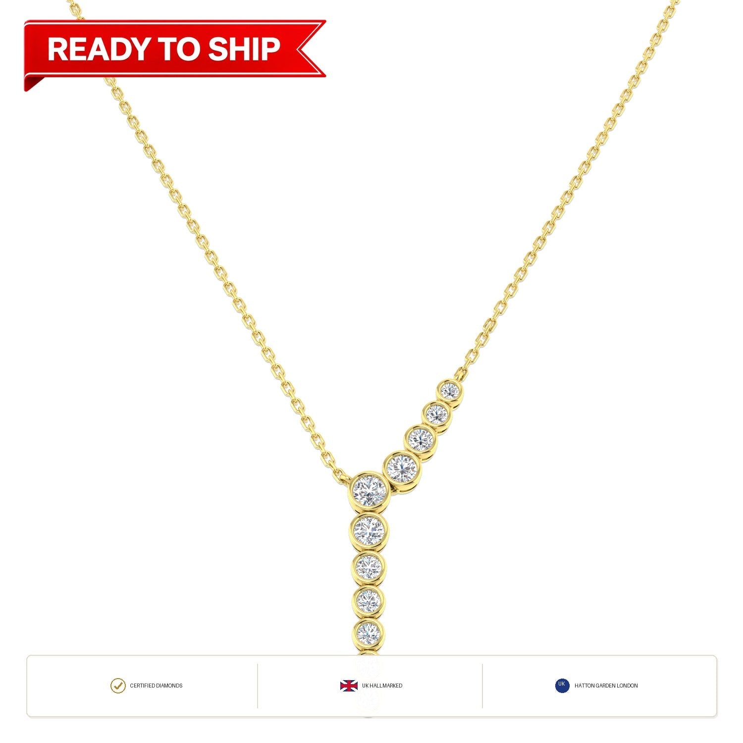 Lab grown diamond tennis bracelet