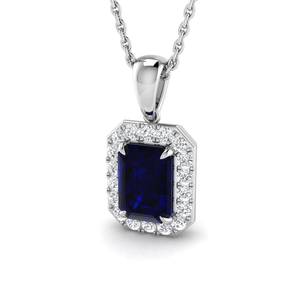 Avril Amethyst Pendant 1ct to 1.25ct Gold (Without Chain )