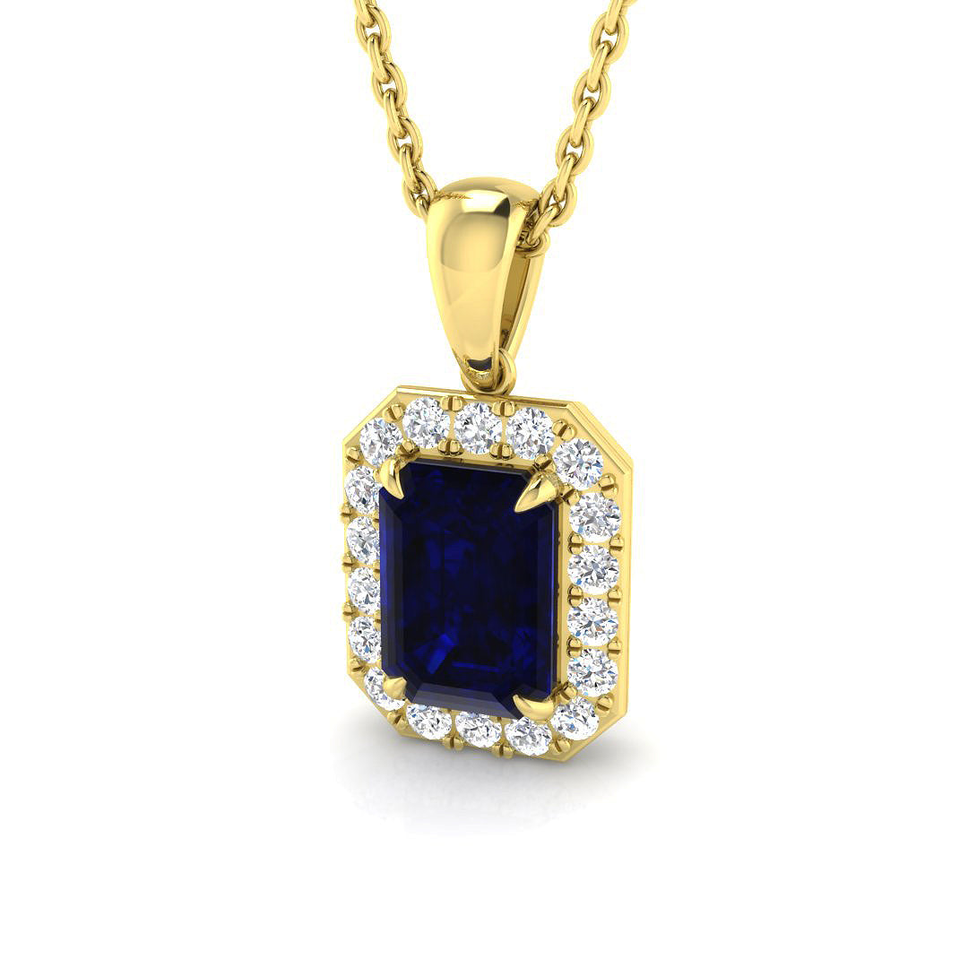 Avril Amethyst Pendant 1ct to 1.25ct Gold (Without Chain )