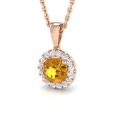 Donna Multi Sapphire Pendant 0.75ct Gold (Without Chain )