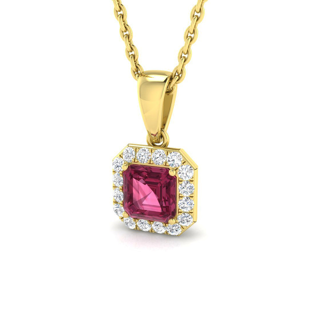 Helen Sapphire Pendant 0.5ct to 1.25ct Gold (Without Chain )