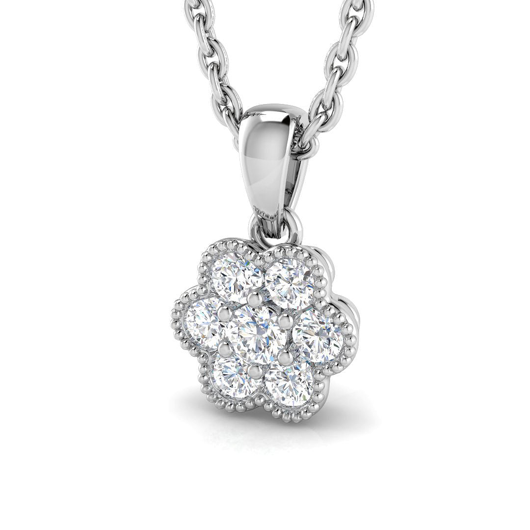 Zara Vintage Diamond Pendant 0.15ct Gold (Without Chain )