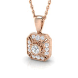 Opium Blue Sapphire Pendant 0.15ct to 0.2ct Gold (Without Chain )