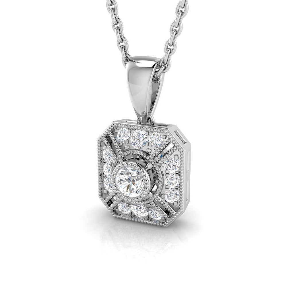Opium Blue Sapphire Pendant 0.15ct to 0.2ct Gold (Without Chain )