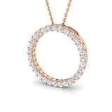 Chary Diamond Circle of Life Pendant 0.5ct Gold (Without Chain )