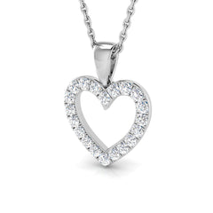 0.30 Carat D-E/VS Lab Grown Diamond Designer Pendant 9k White Gold Ready To Ship
