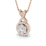 Anise Diamond Drop Pendant 0.33ct-0.5ct Gold (Without Chain )