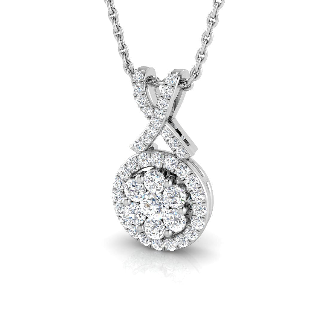 Anise Diamond Drop Pendant 0.33ct-0.5ct Gold (Without Chain )