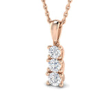 Althea Drop Pendant 0.3ct to 0.5ct Gold (Without Chain )