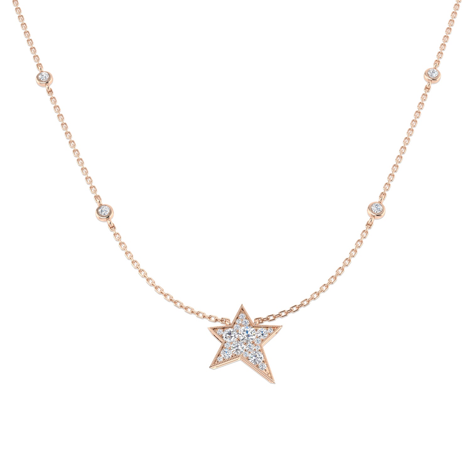 Gigi Diamond Pendant 0.75ct Gold (Without Chain )