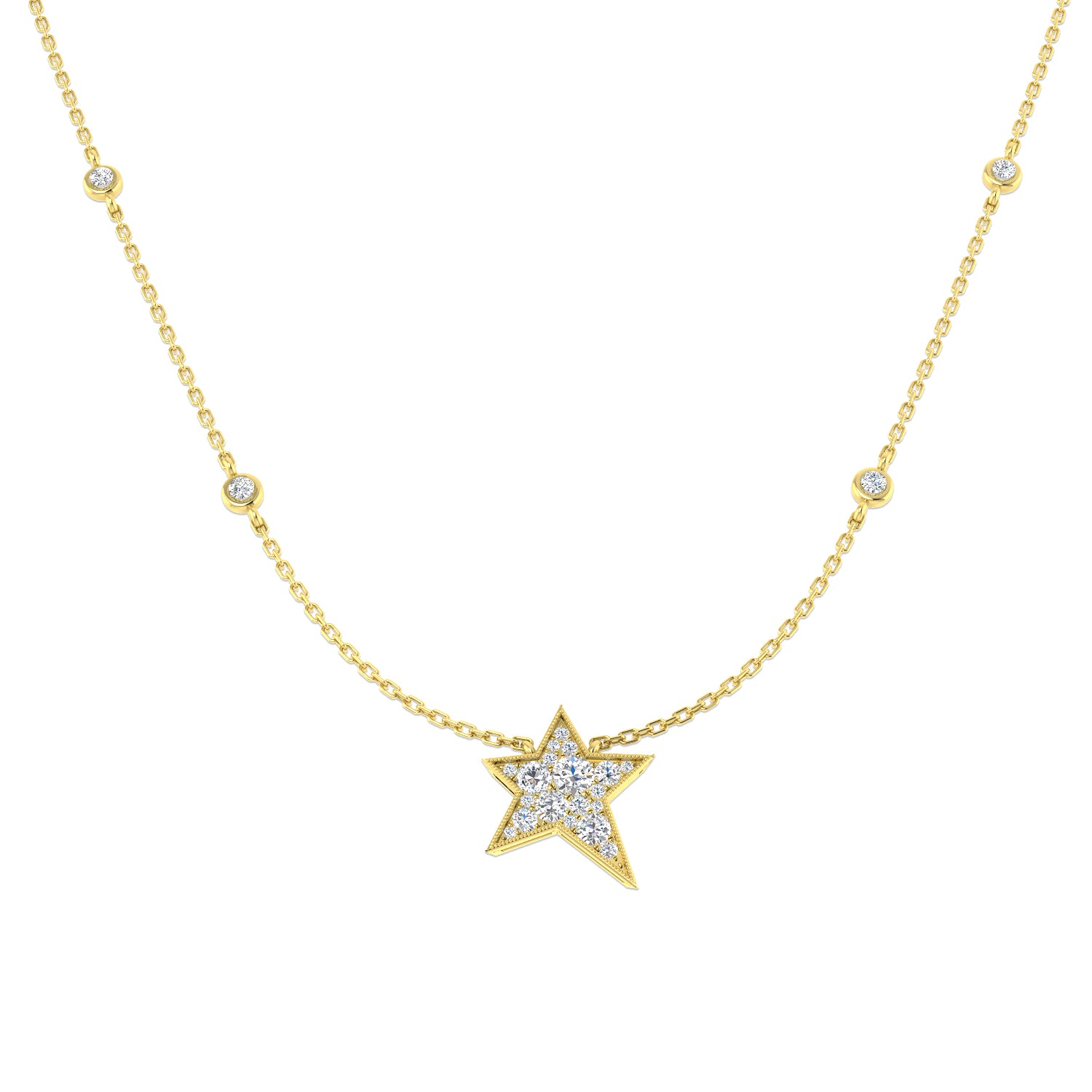 Gigi Diamond Pendant 0.75ct Gold (Without Chain )