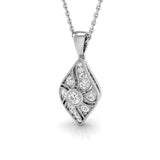 Mint Vintage Diamond Pendant 0.2ct-0.33ct Gold (Without Chain )