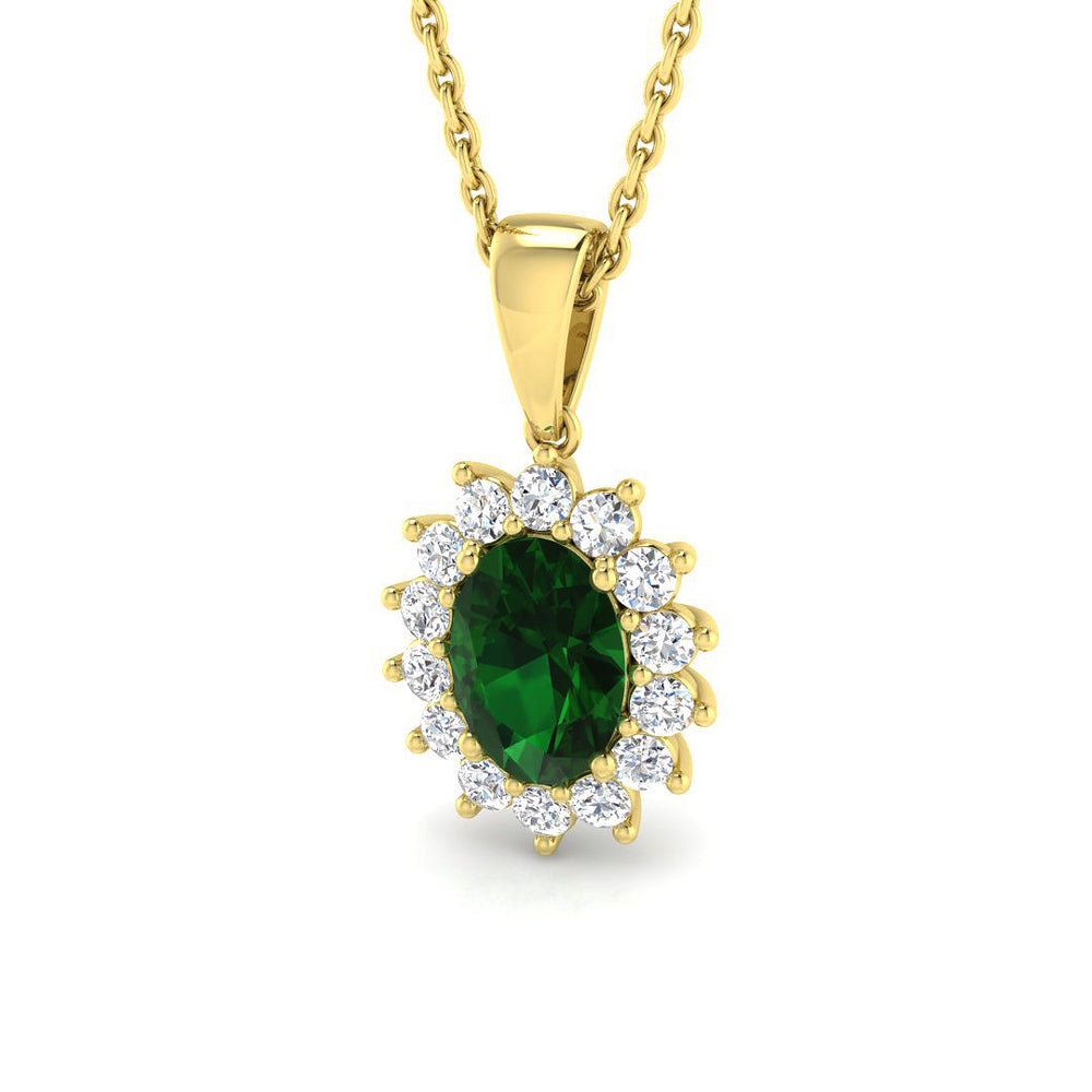 Avion Gemstone Pendant Diana 1ct to 1.5ct Gold (Without Chain )