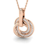 Iris Circle of Life Pendant 0.15ct to 0.75ct Gold (Without Chain )