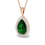 Arla Emerald Pendant 2ct to 4.5ct Gold (Without Chain )
