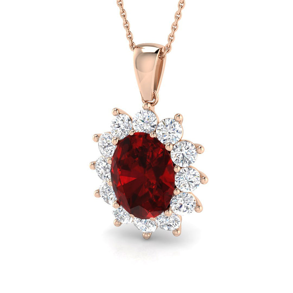 Alba Gemstone Pendant Diana 7.5ct  Gold(Without Chain )