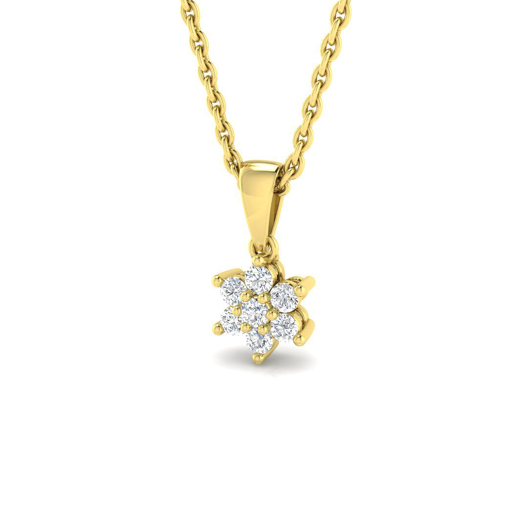 Avine Diamond Pendant 0.1ct to 0.33ct Gold (Without Chain )