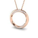 Gracie Diamond Circle of Life Pendant 0.2ct Gold (Without Chain )