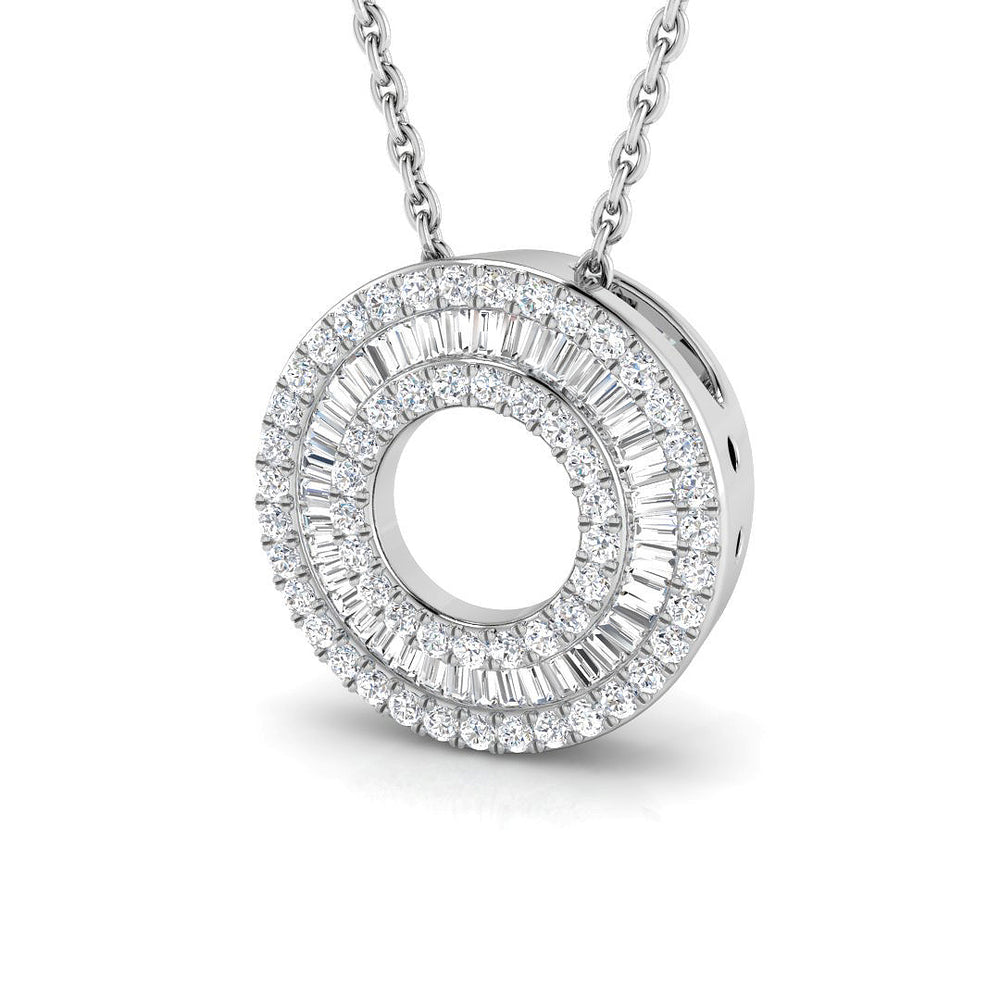Hazel Diamond Circle of Life Pendant 0.3ct to 0.75ct Gold (Without Chain )
