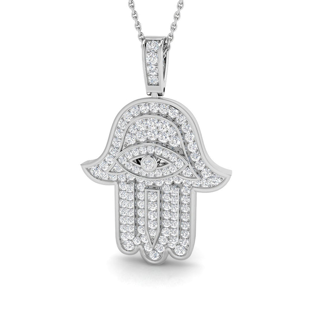 Yucca Diamond Pendant Religious 0.75ct to 1.5ct Gold (Without Chain )